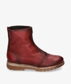 Mujer Kénnebec Botines 850-PISA en cereza