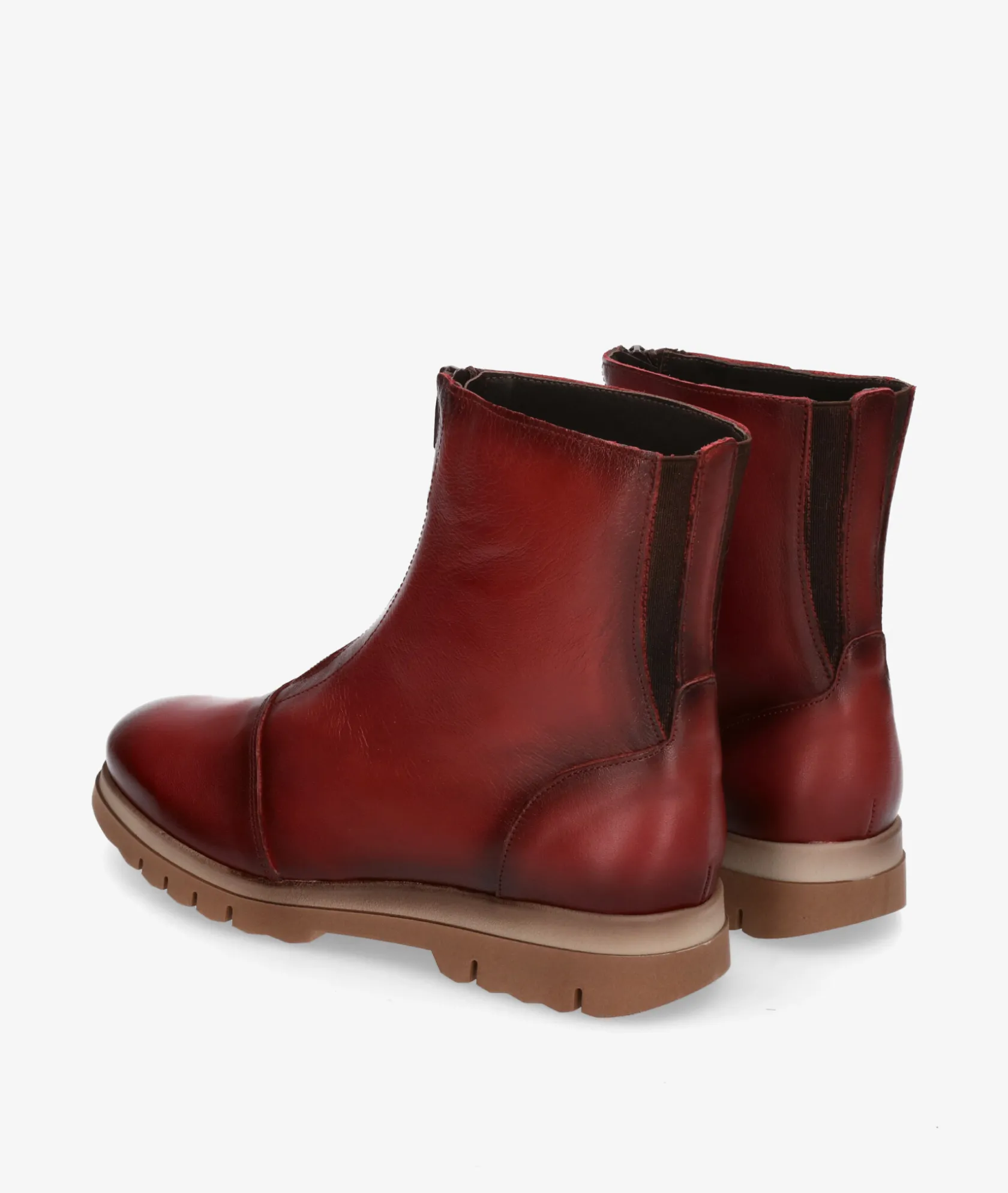 Mujer Kénnebec Botines 850-PISA en cereza