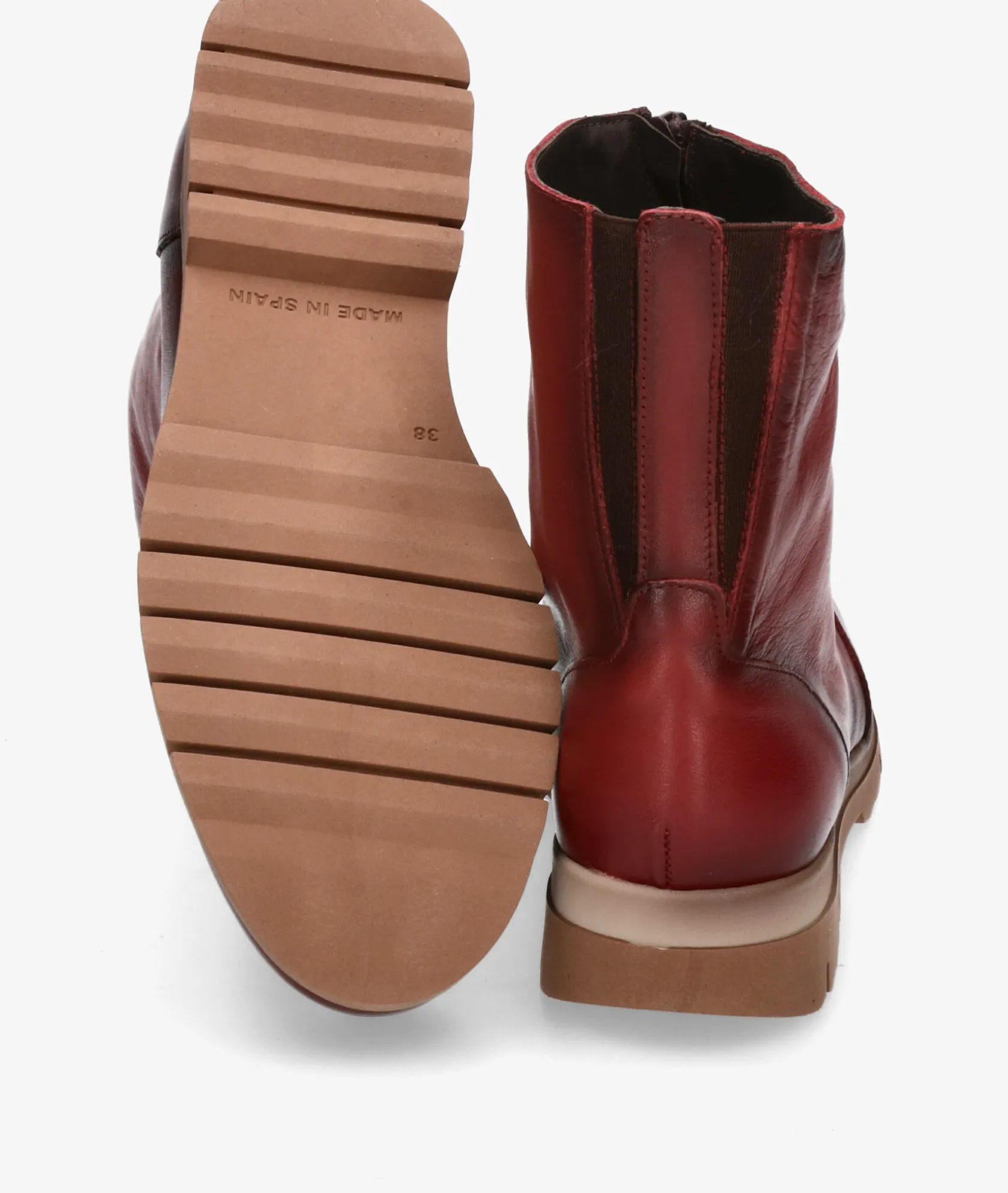 Mujer Kénnebec Botines 850-PISA en cereza
