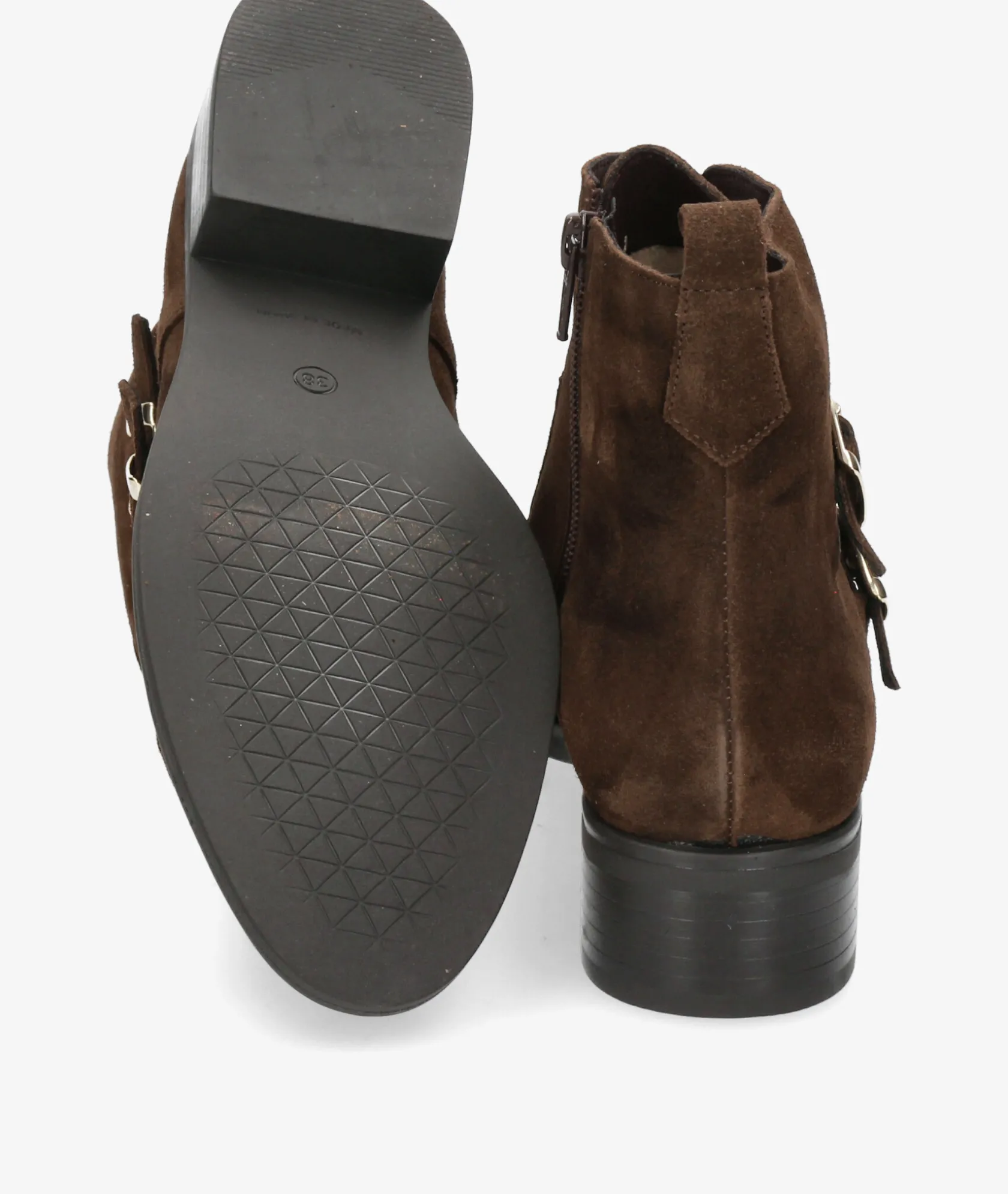 Mujer pabloochoa.shoes Botines 36020 en serraje marrón