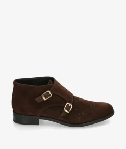 Mujer pabloochoa.shoes Botines 30704 en serraje marrón