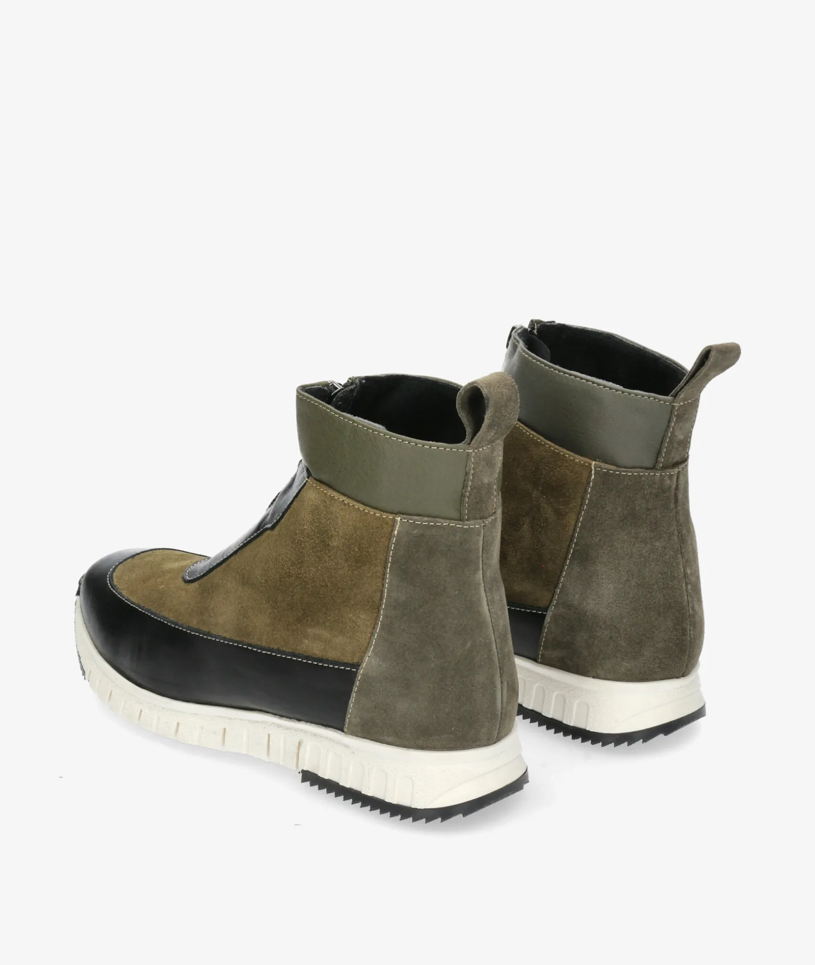 Mujer pabloochoa.shoes Botines RAGO46 en serraje kaki