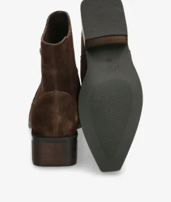 Mujer pabloochoa.shoes Botines SS814 en serraje marrón