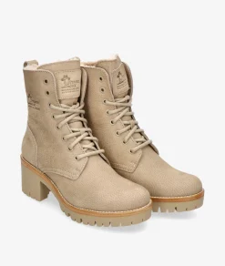 Mujer Panamá Jack Botines PADMA B10 en nobuck piedra