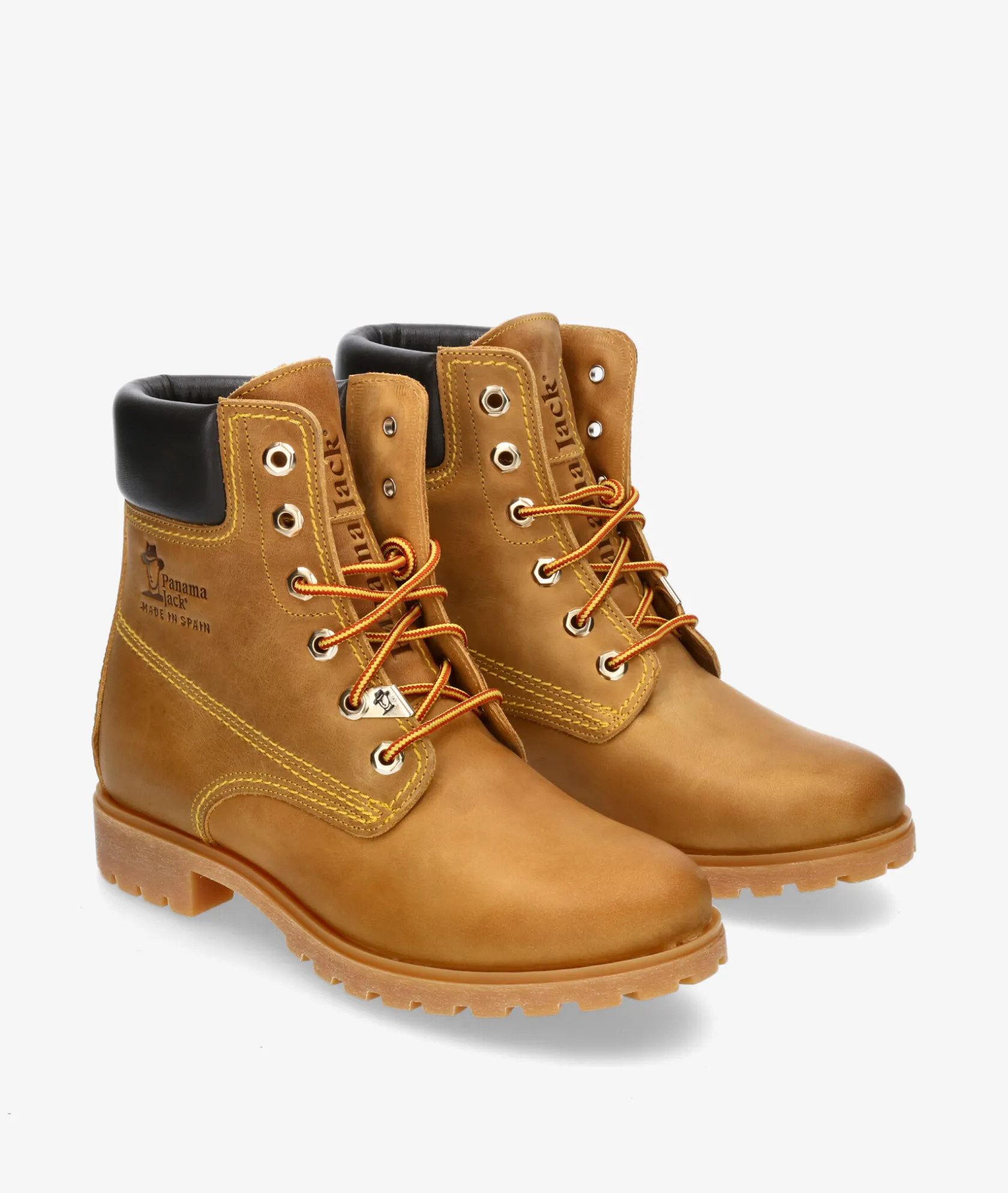 Mujer Panamá Jack Botines PANAMA 03 B1 en amarillo