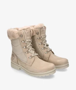 Mujer Panamá Jack Botines TUSCANI B28 en nobuck piedra
