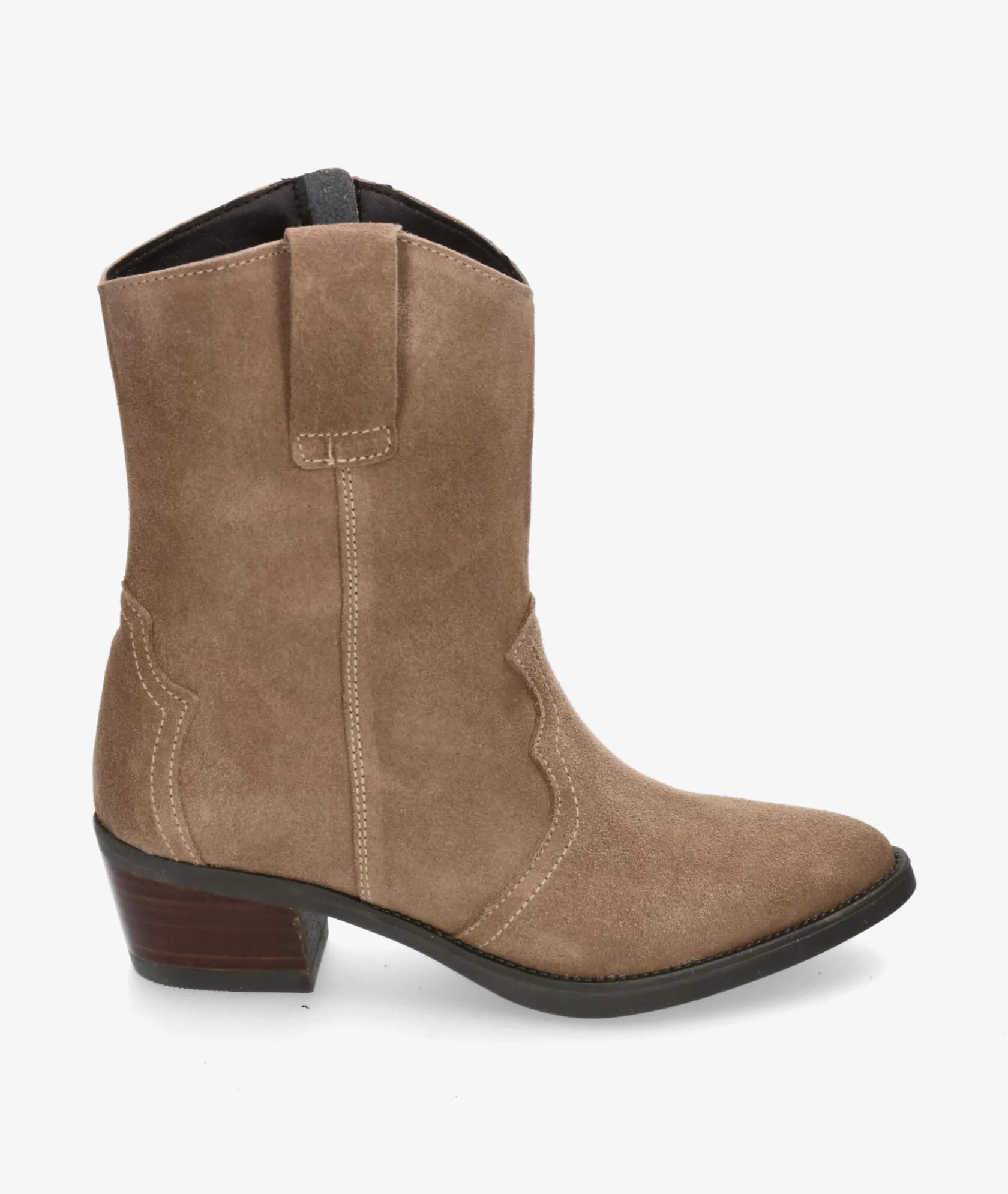 Mujer Rhostock Botines 13787 en serraje taupe