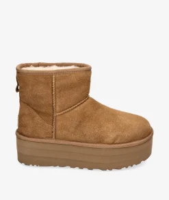 Mujer UGG Botines CLASSIC MINI PLATFORM en cuero