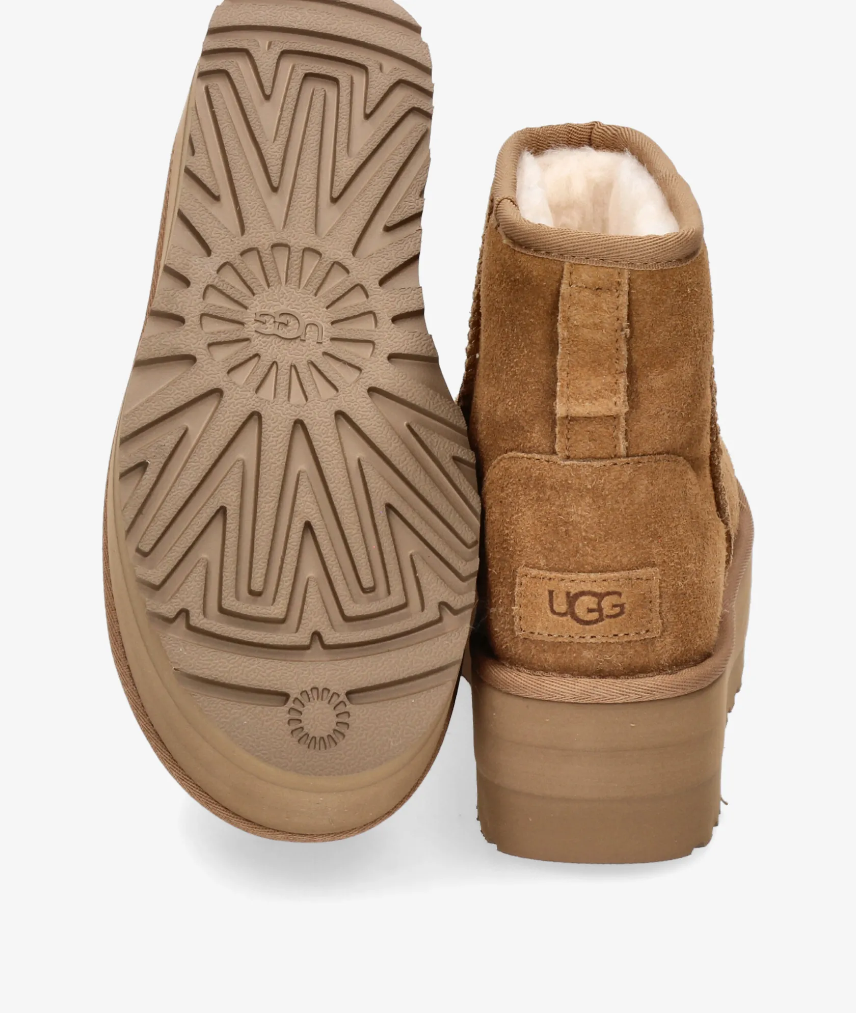 Mujer UGG Botines CLASSIC MINI PLATFORM en cuero