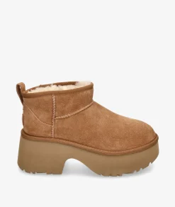 Mujer UGG Botines CLASSIC ULTRA MINI NEW HIGHTS en cuero