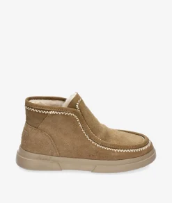 Mujer Walk in Pitas Botines ASPEN en serraje cuero