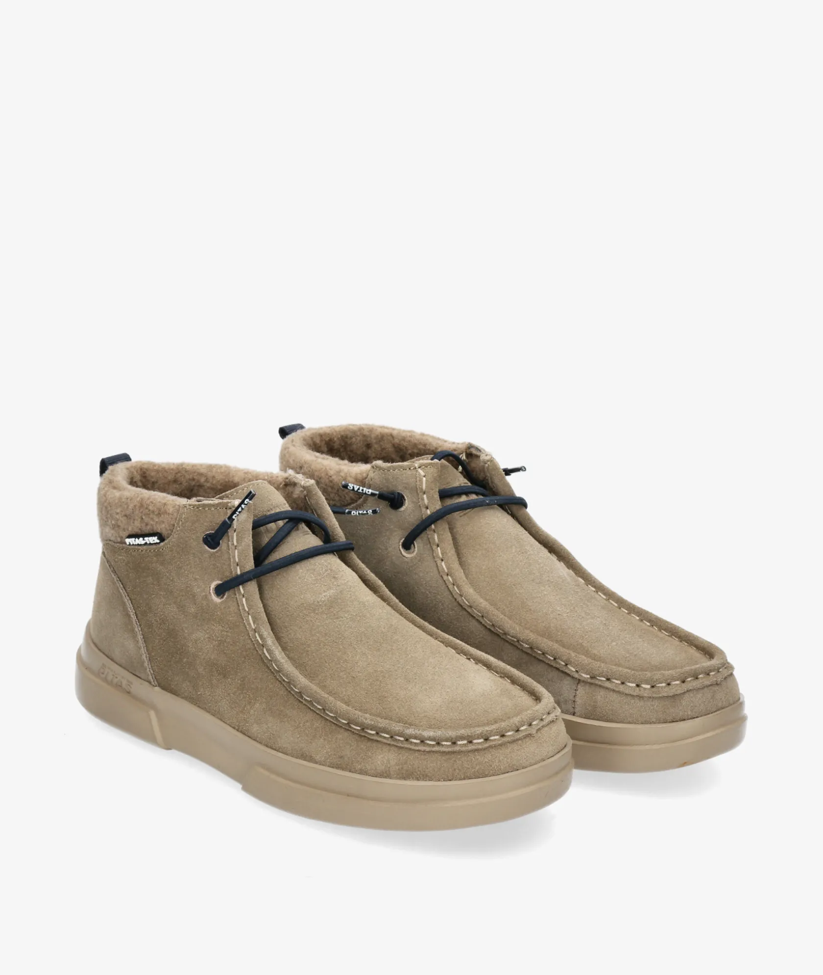 Mujer Walk in Pitas Botines GARDA en serraje taupe
