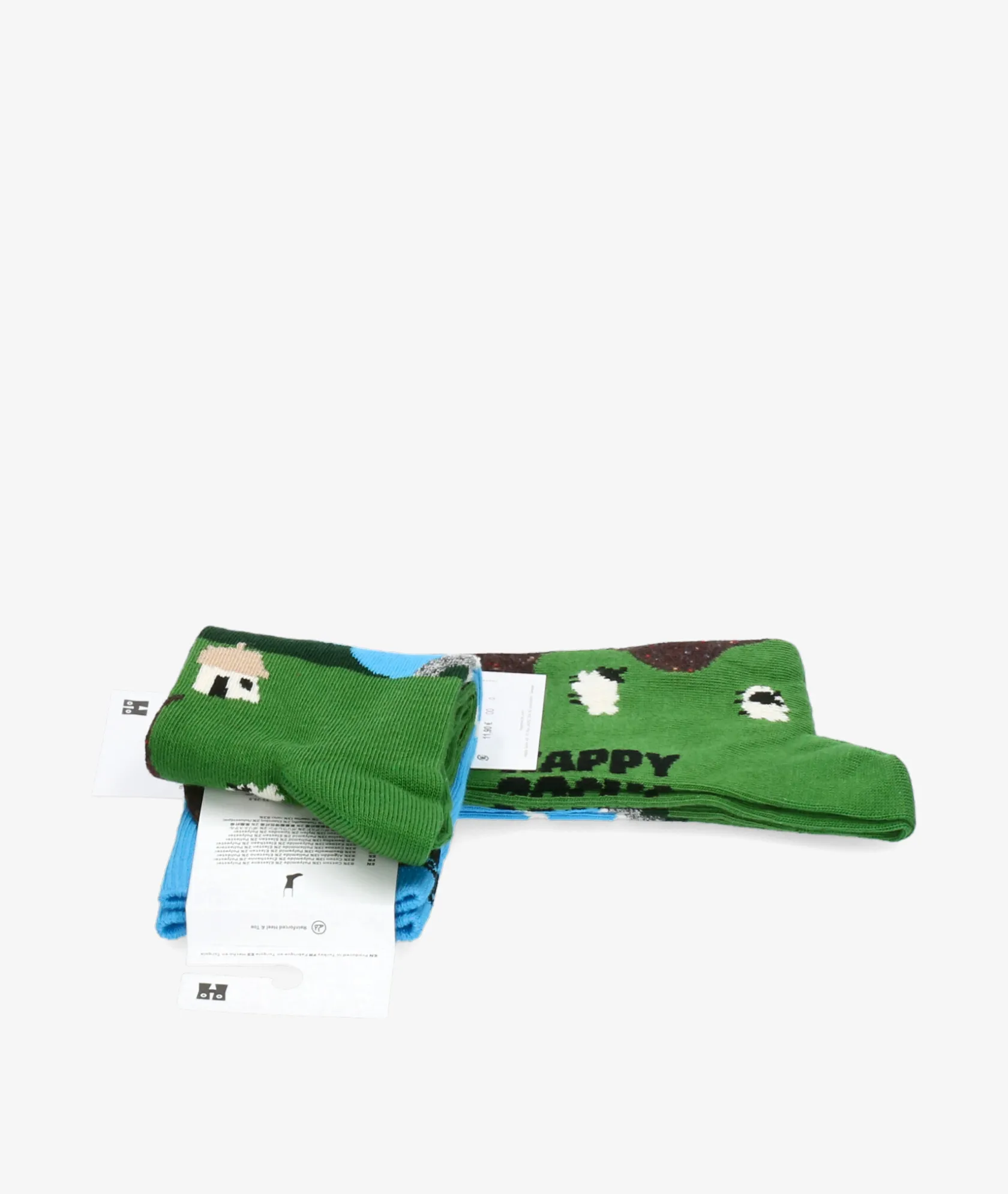 Mujer Happy Socks Calcetines LHSO1-6000 en verde