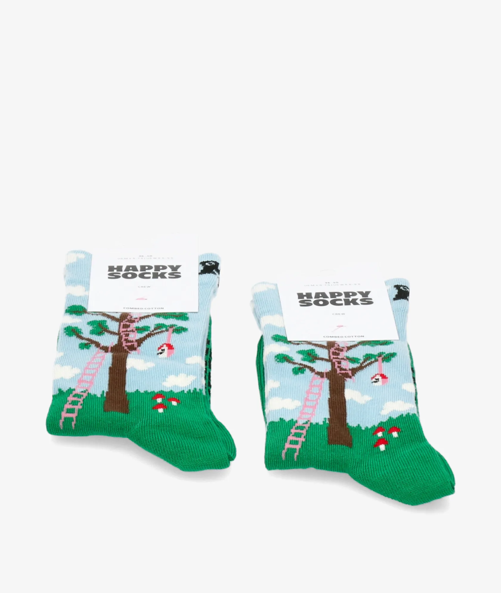 Mujer Happy Socks Calcetines P000037 en verde