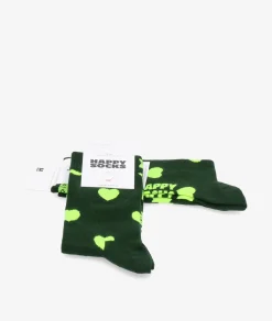 Mujer Happy Socks Calcetines P000454 en verde