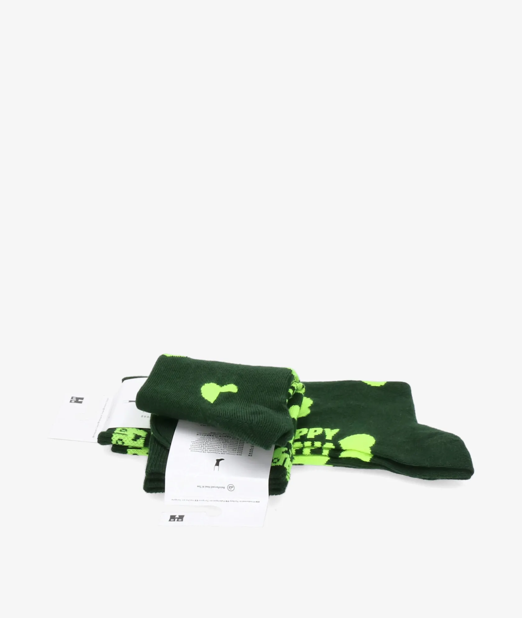 Mujer Happy Socks Calcetines P000454 en verde