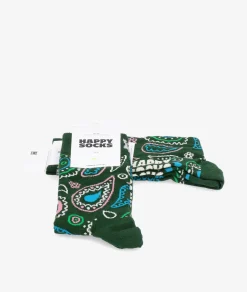 Mujer Happy Socks Calcetínes unisex P000086 en verde