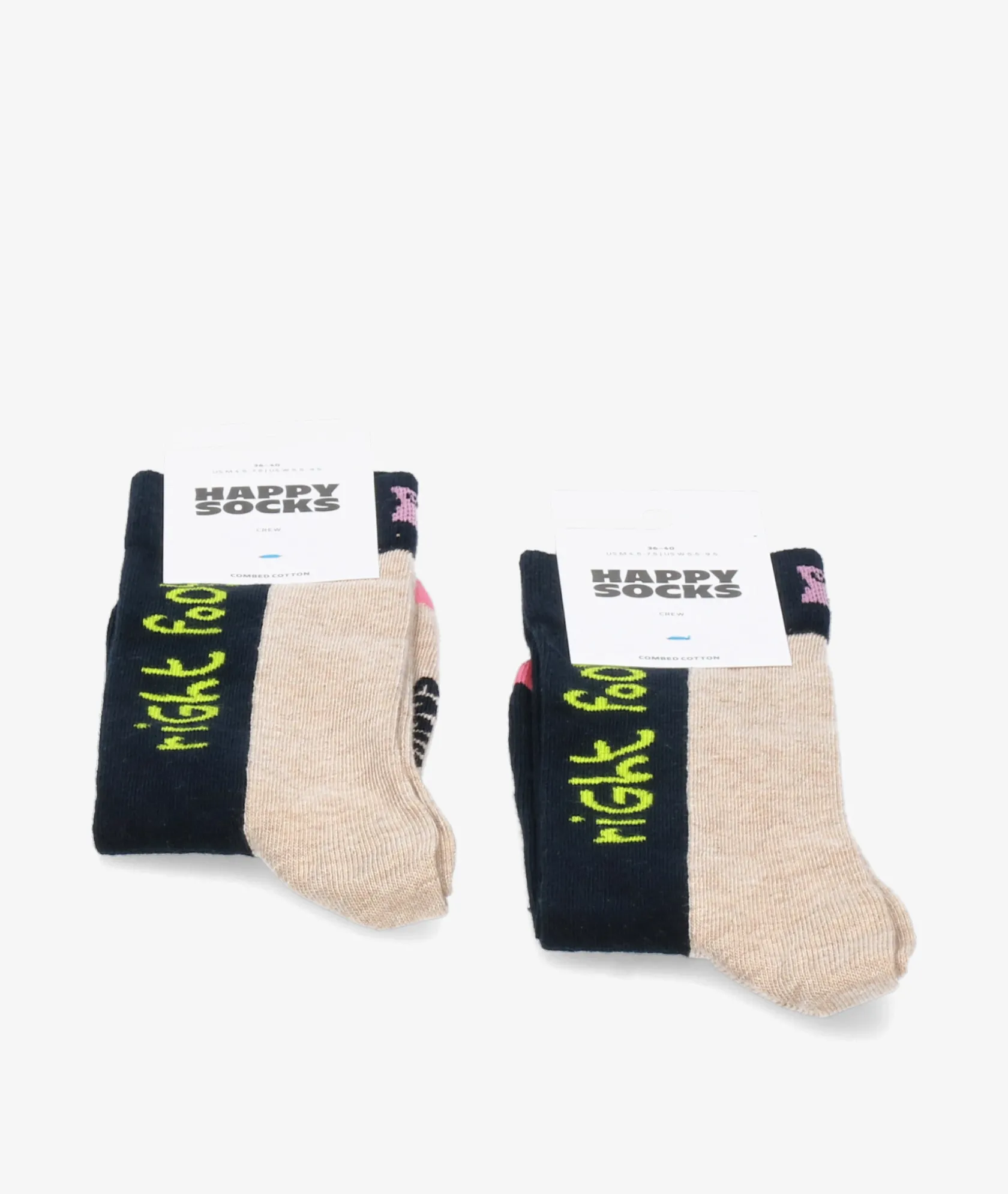 Mujer Happy Socks Calcetínes unisex P000071 en beige