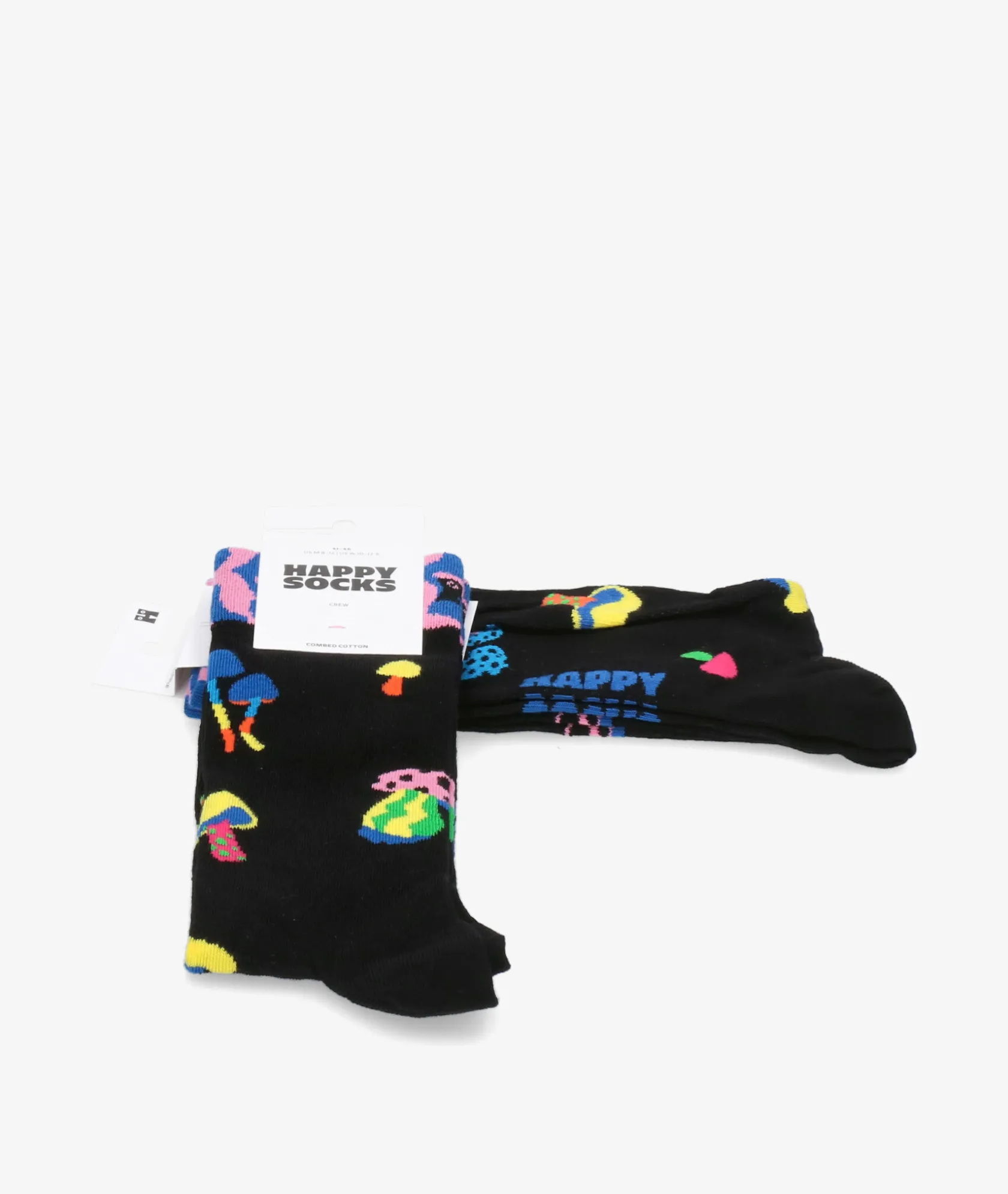 Mujer Happy Socks Calcetínes unisex P000051 en negro
