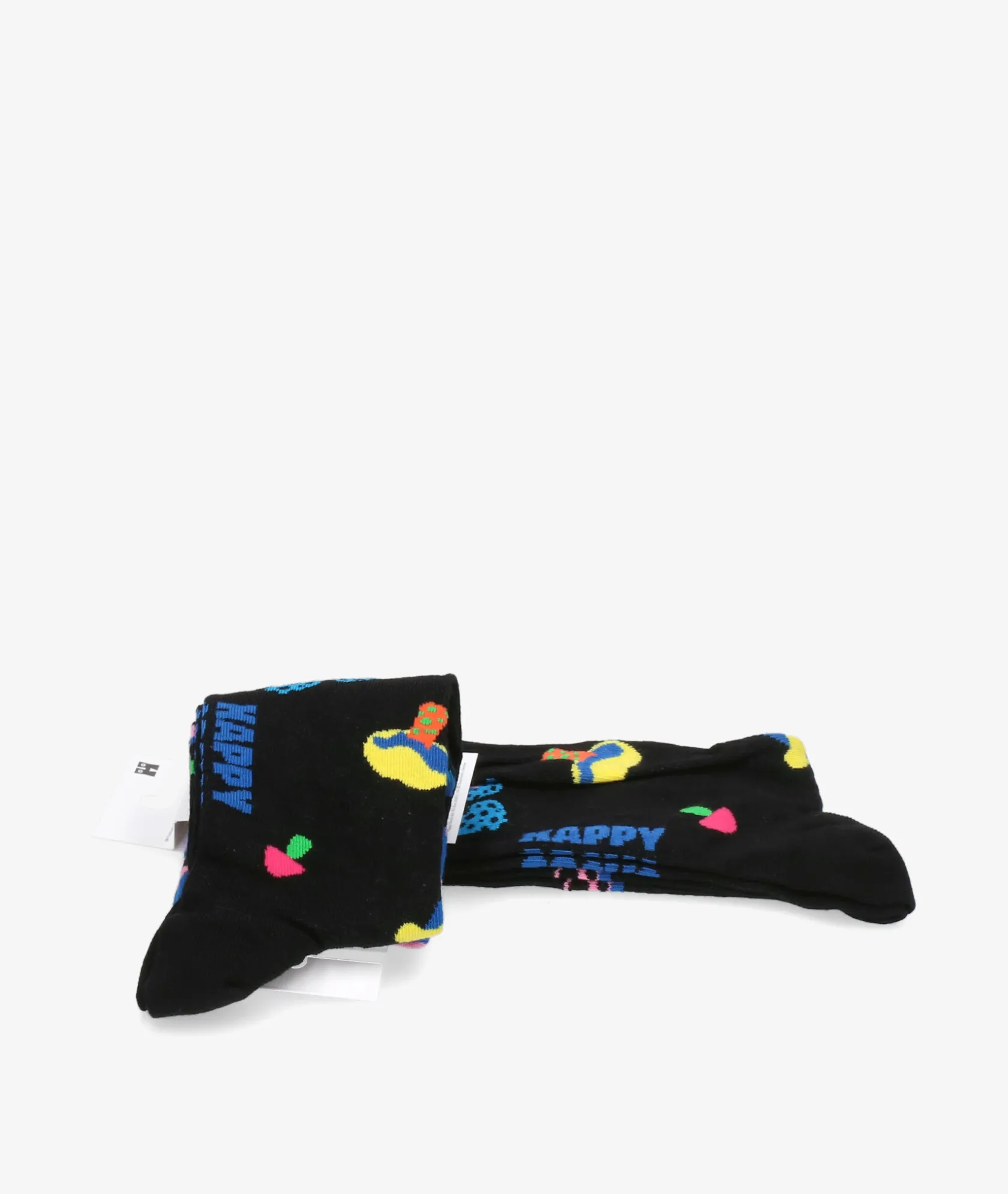 Mujer Happy Socks Calcetínes unisex P000051 en negro