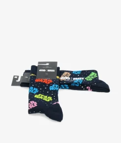 Mujer Happy Socks Calcetínes unisex P000245 en azul marino