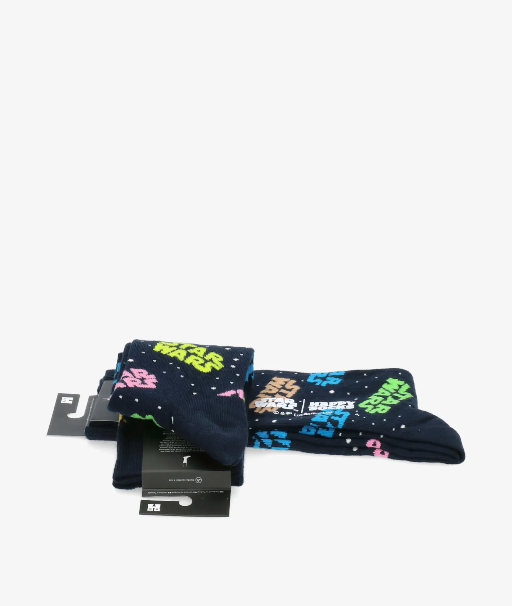 Mujer Happy Socks Calcetínes unisex P000245 en azul marino