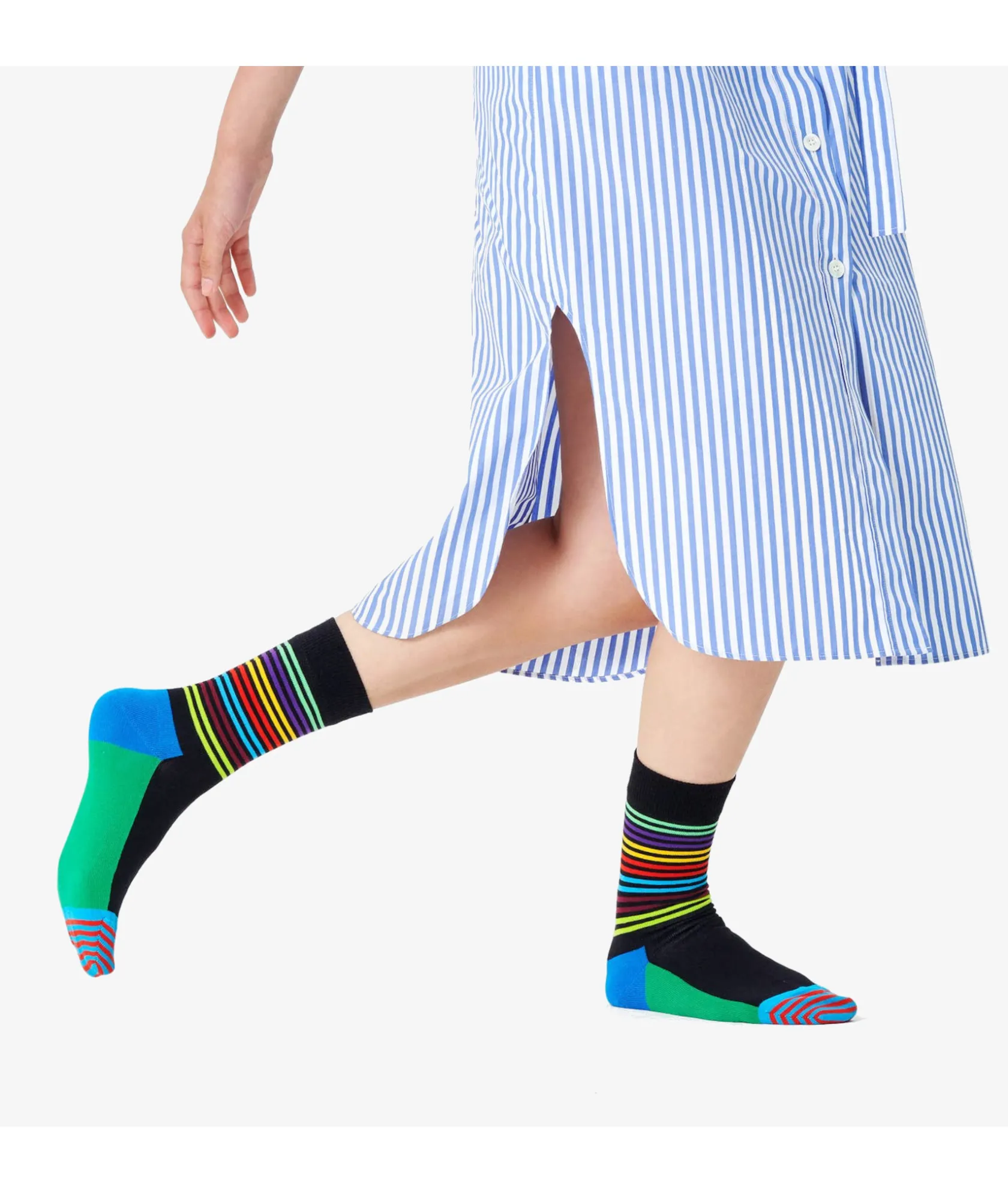 Mujer Happy Socks Calcetínes unisex HAS01-9300 en azul marino