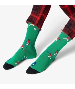 Mujer Happy Socks Calcetínes unisex FOO01-7300 en verde