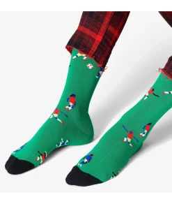 Mujer Happy Socks Calcetínes unisex FOO01-7300 en verde