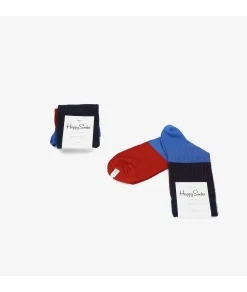 Mujer Happy Socks Calcetínes unisex BLR01-6001 en azul marino