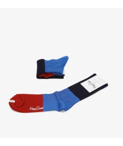 Mujer Happy Socks Calcetínes unisex BLR01-6001 en azul marino