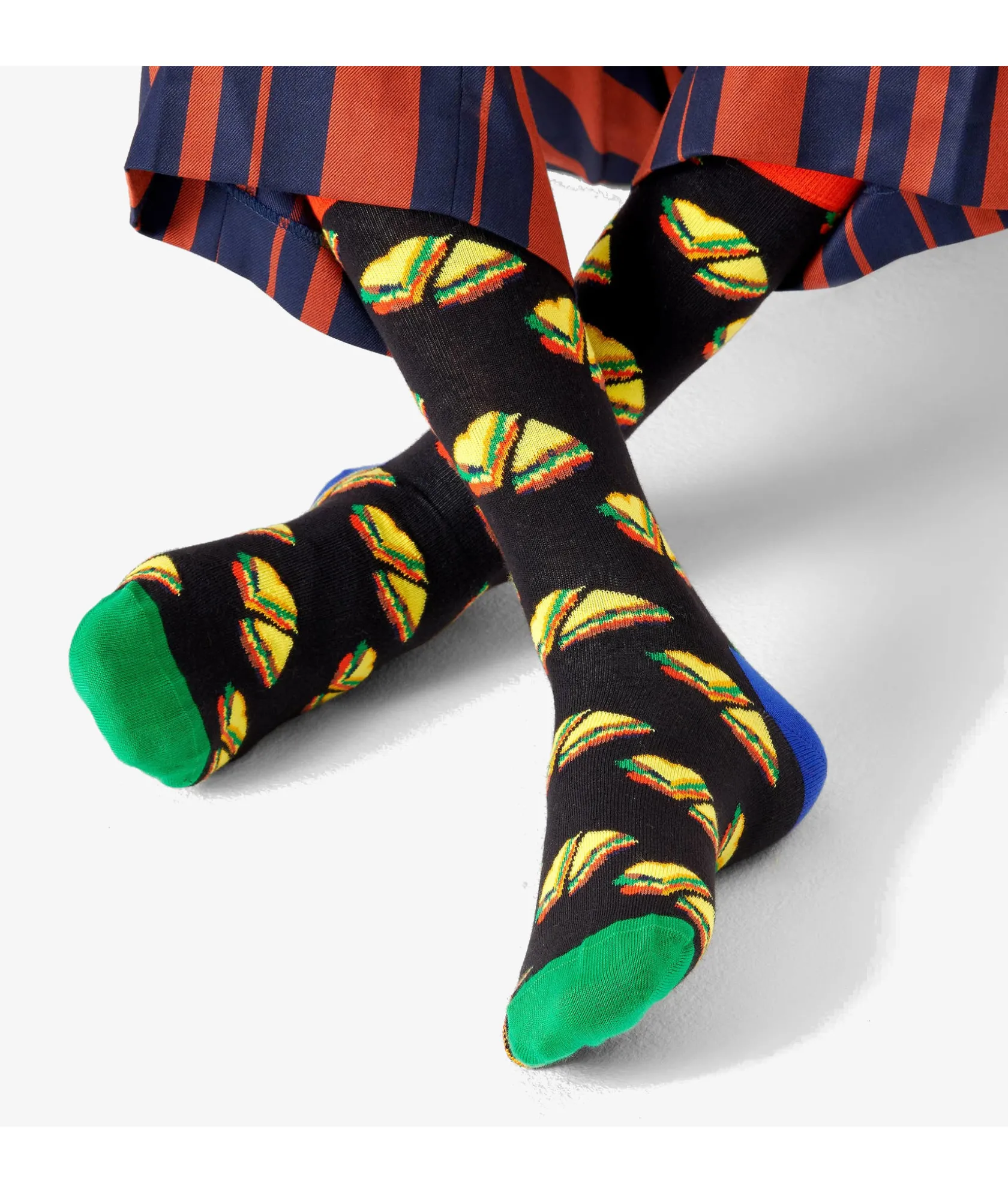 Mujer Happy Socks Calcetínes unisex LOV01-6500 en azul marino