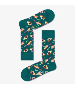 Mujer Happy Socks Calcetínes unisex RFI01-7500 en verde