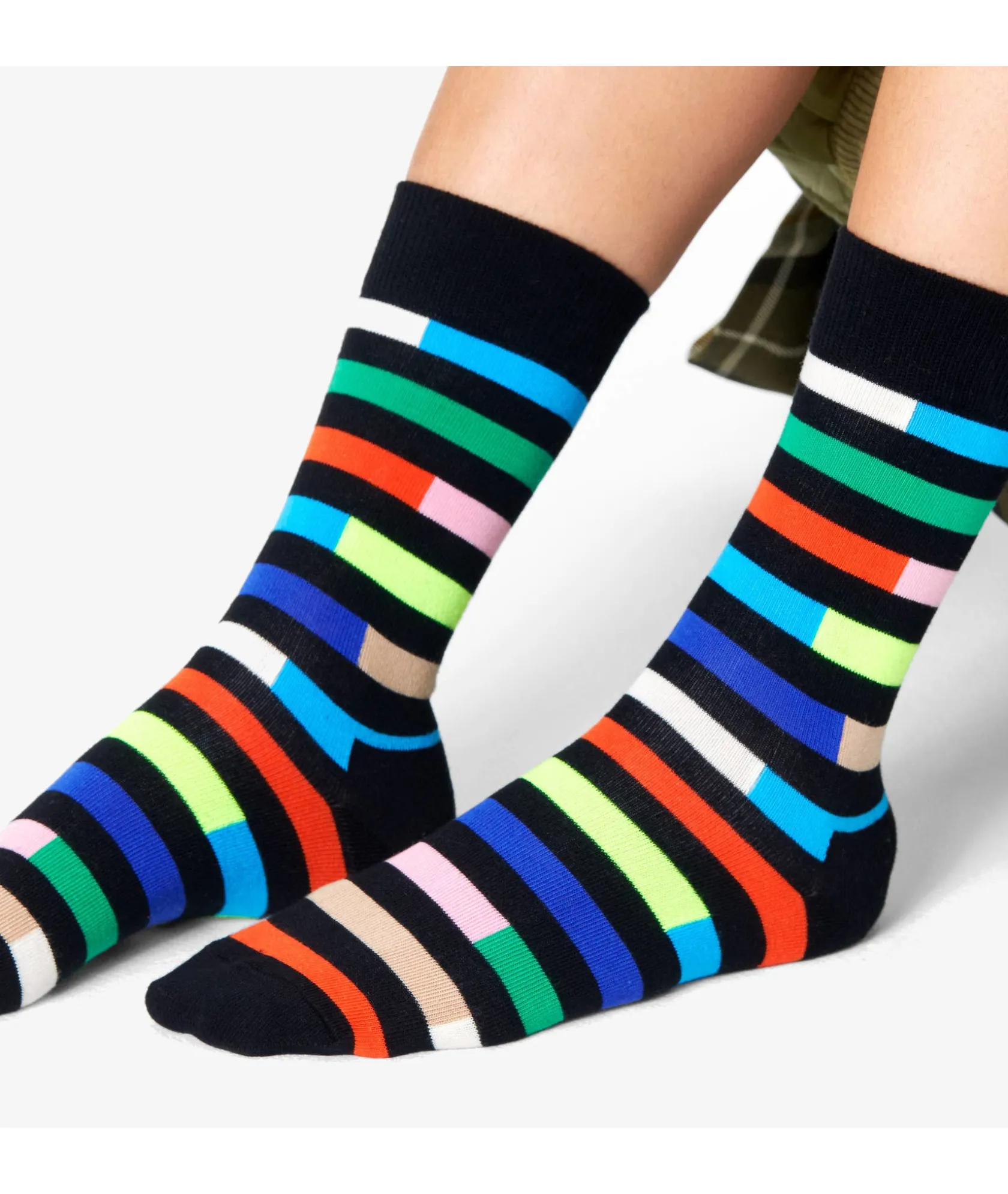 Mujer Happy Socks Calcetínes unisex HIG01-9300 en azul marino
