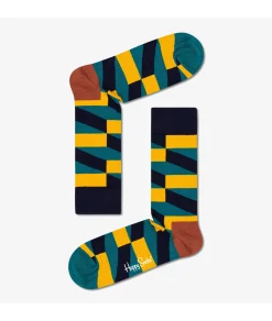 Mujer Happy Socks Calcetínes unisex JFO01-7300 en verde