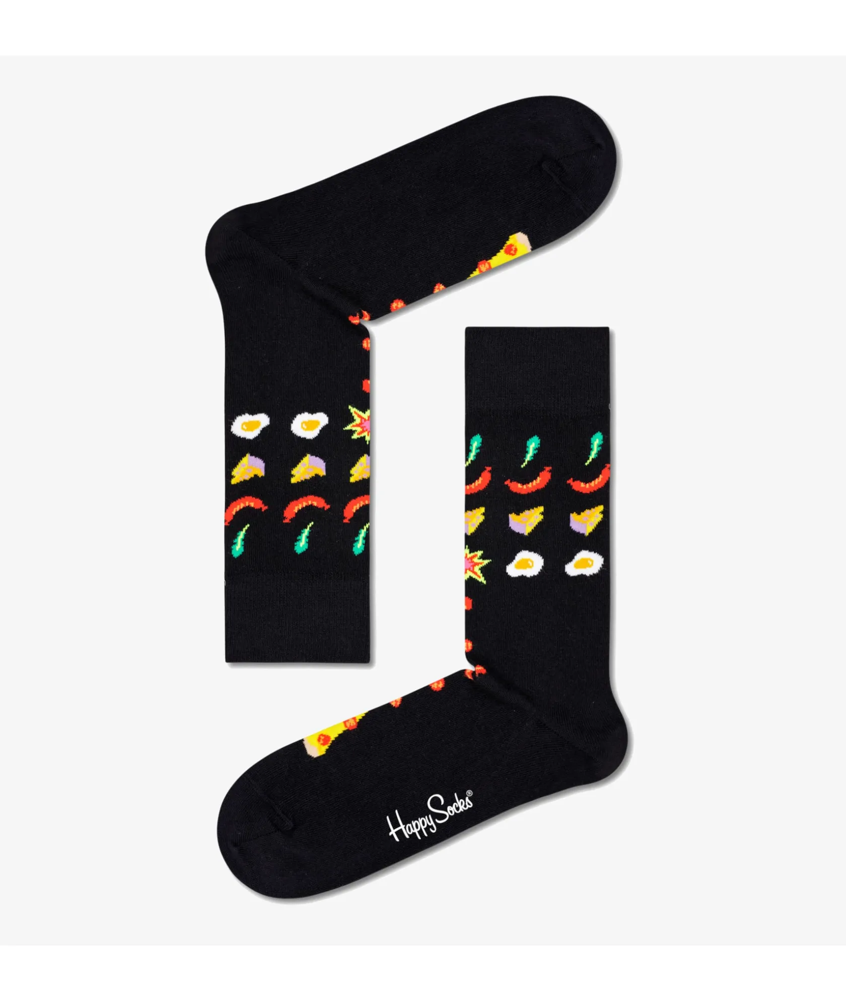 Mujer Happy Socks Calcetínes unisex PIV01-9300 en negro