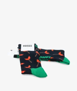 Mujer Happy Socks Calcetínes unisex P000042 en azul marino