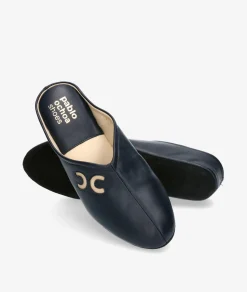 Mujer pabloochoa.shoes Chinela KOSMA 6262 en marino