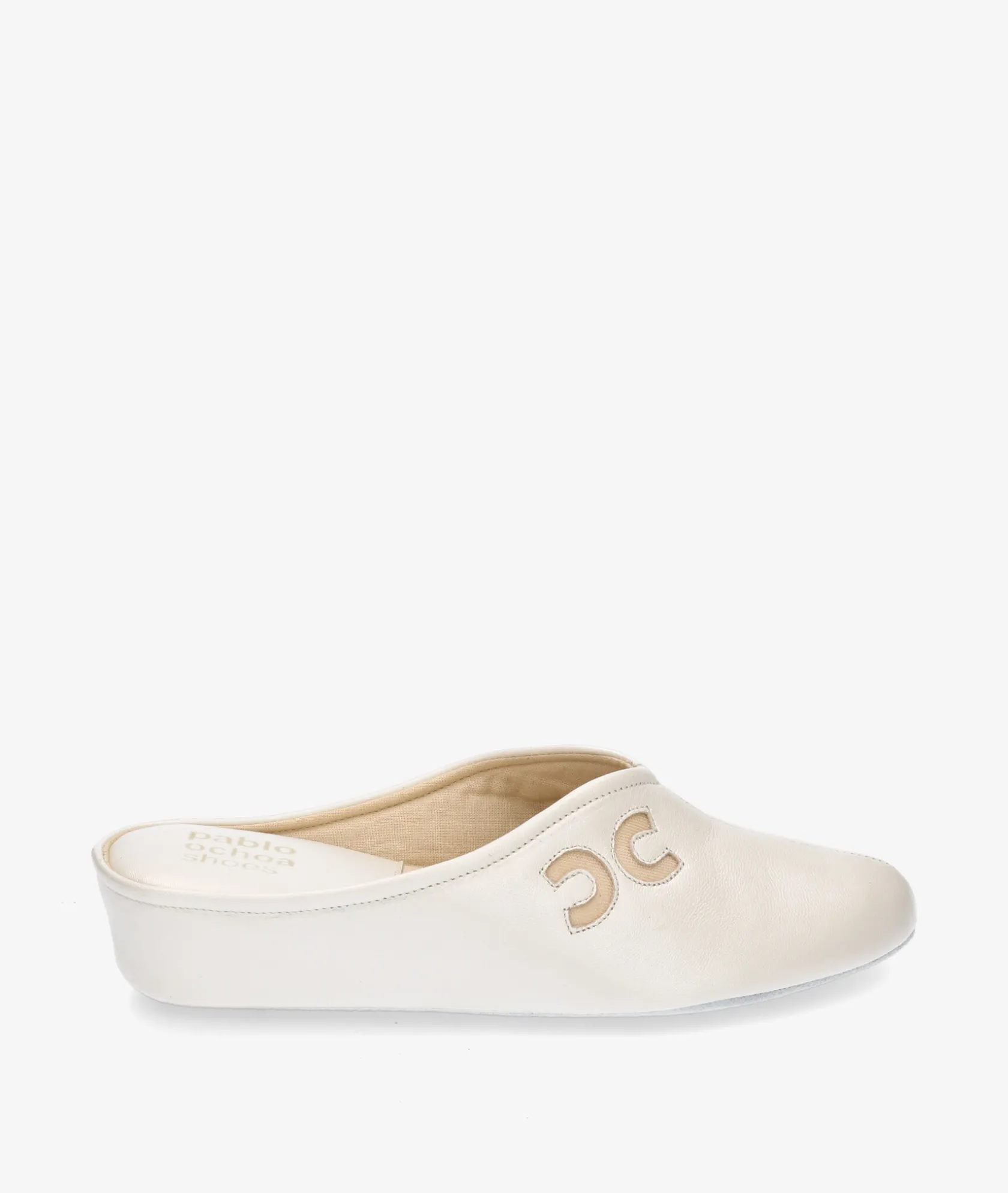Mujer pabloochoa.shoes Chinela KOSMA 6262 en nácar
