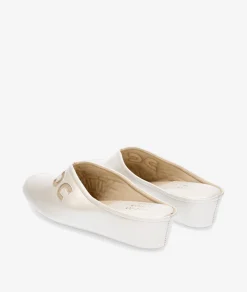 Mujer pabloochoa.shoes Chinela KOSMA 6262 en nácar