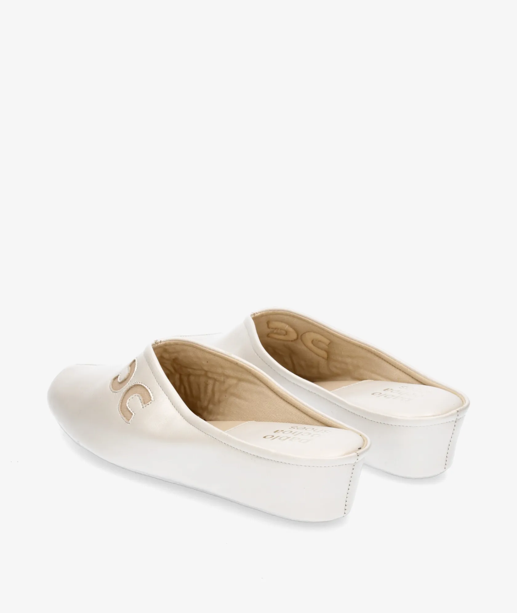 Mujer pabloochoa.shoes Chinela KOSMA 6262 en nácar