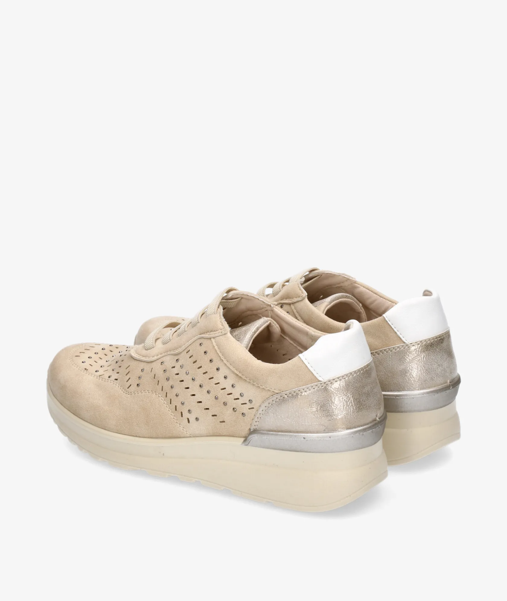 Mujer Amarpies Deportivos 30002 en beige