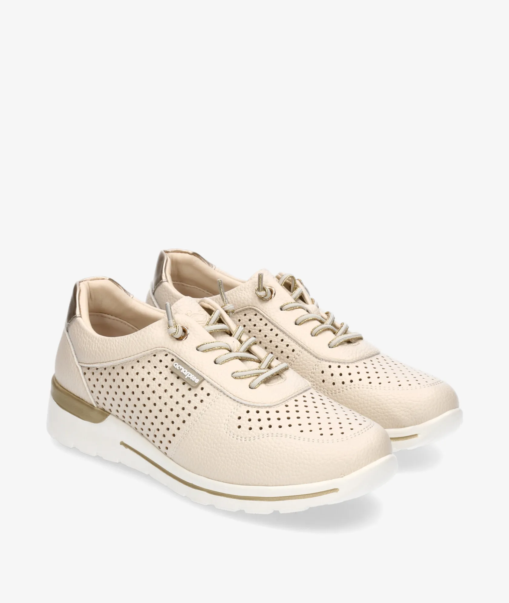 Mujer Amarpies Deportivos 30066 en beige