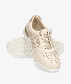 Mujer Amarpies Deportivos 30066 en beige