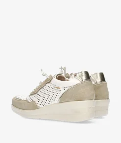 Mujer Amarpies Deportivos 30252 en blanco