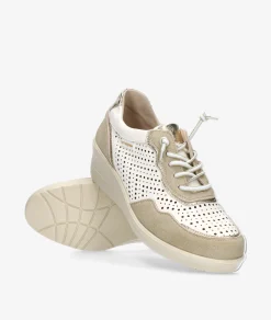 Mujer Amarpies Deportivos 30252 en blanco