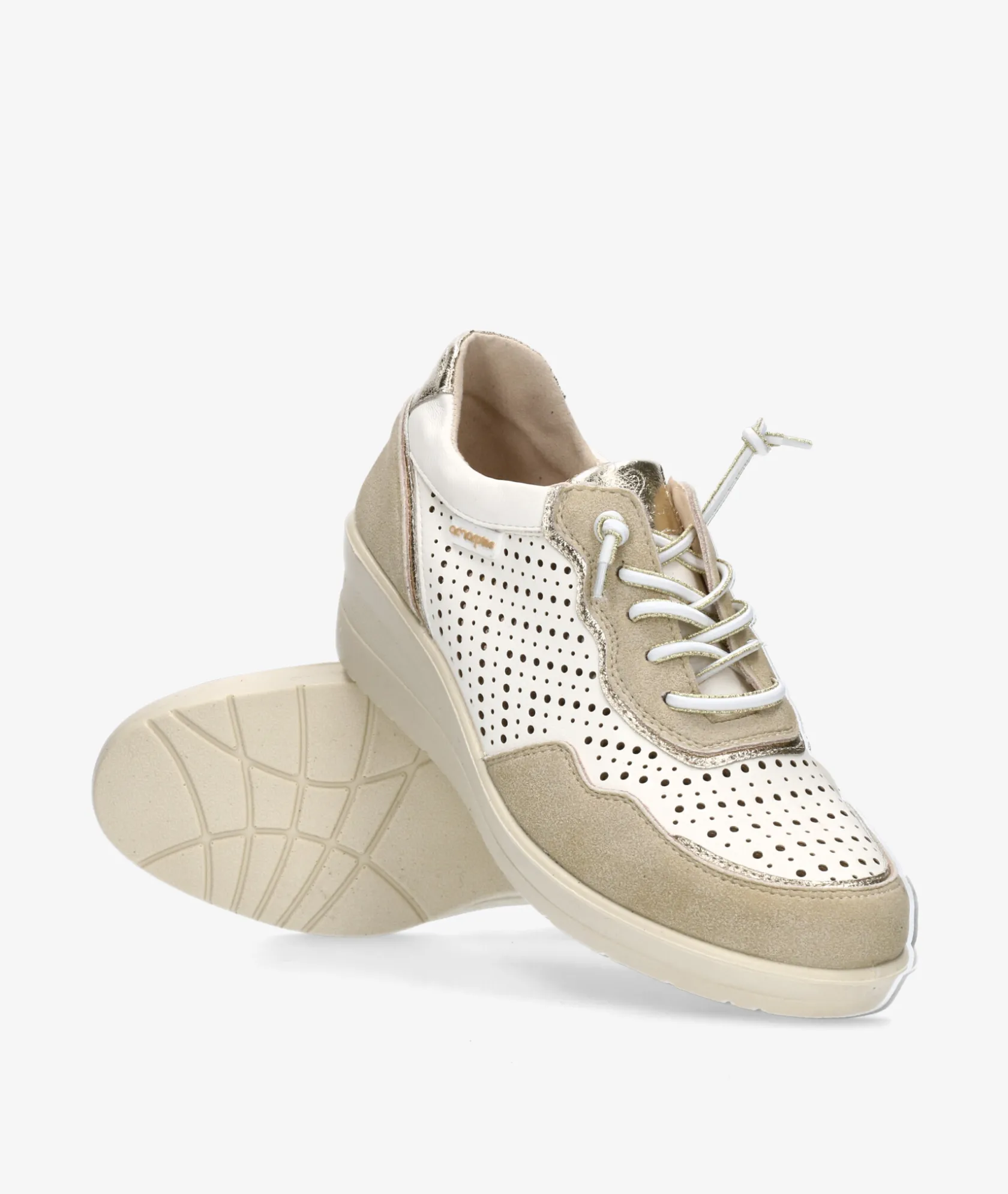 Mujer Amarpies Deportivos 30252 en blanco