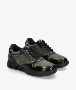 Mujer Amarpies Deportivos 29410 en negro