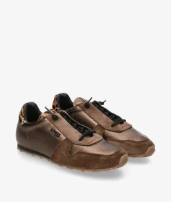 Mujer Cetti Deportivos C-1379 SRA en taupe metalizado