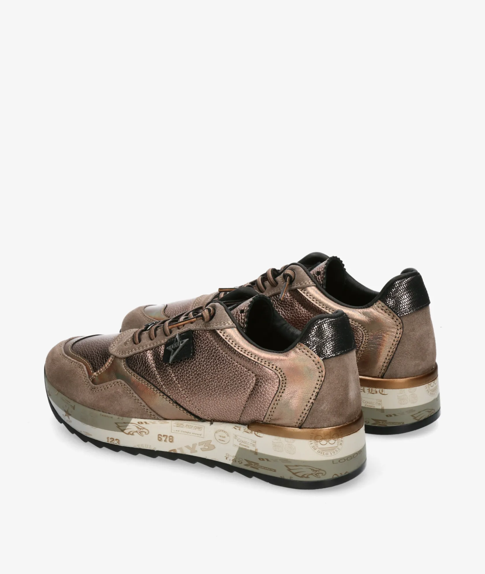 Mujer Cetti Deportivos C-848 SRA XL en taupe metalizado
